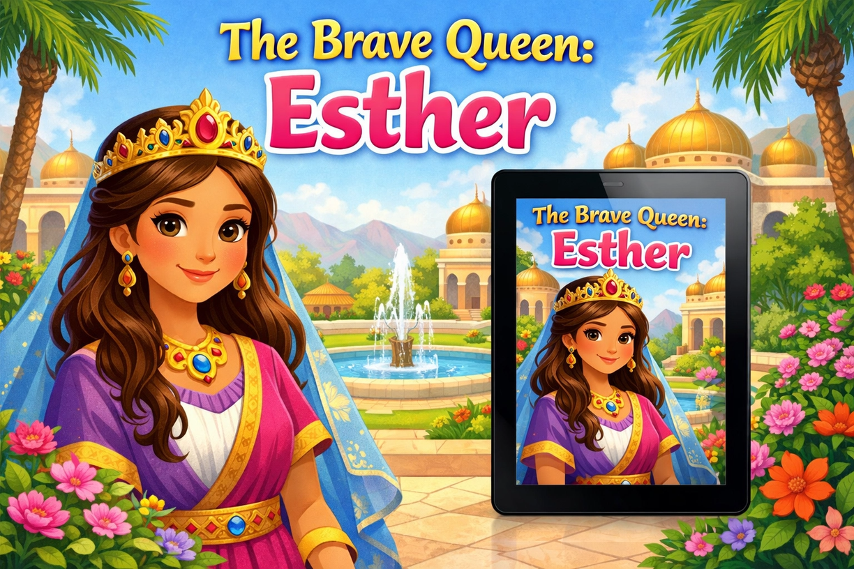 The Brave Queen Esther children's book cover